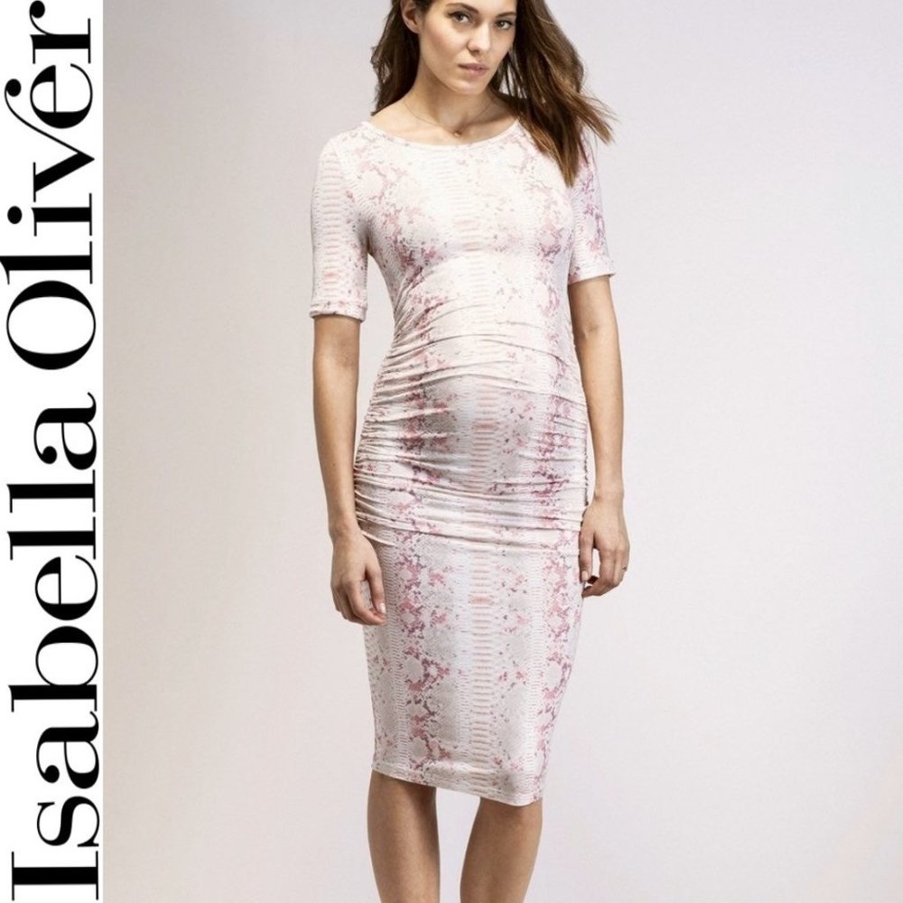 Isabella Oliver - Print Jersey Maternity Dress